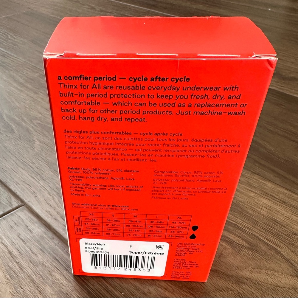 NIB Thinx Reusable Period Underwear - Picture 3 of 7